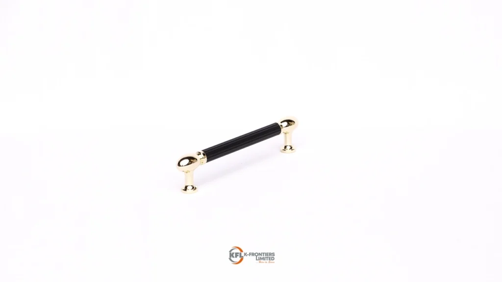 js 04 128 black brass cabinet handle0213