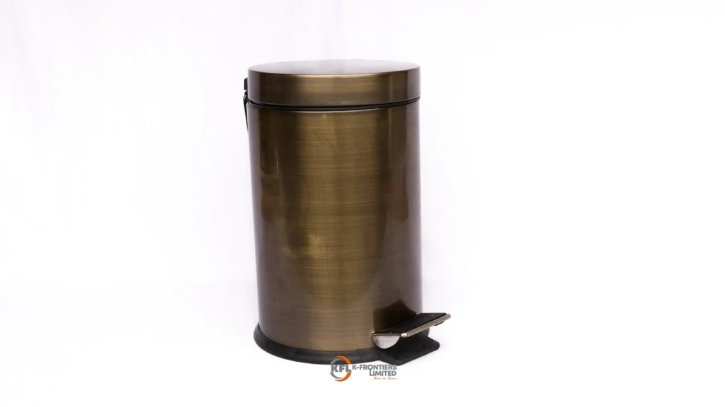 5lt dustbin with pedal antique0413