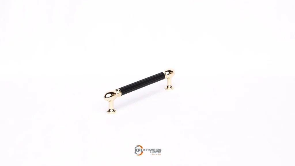 js 04 128 black brass cabinet handle0214
